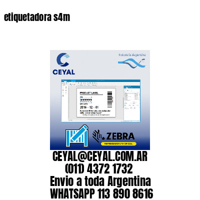 etiquetadora s4m