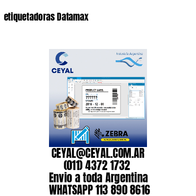 etiquetadoras Datamax