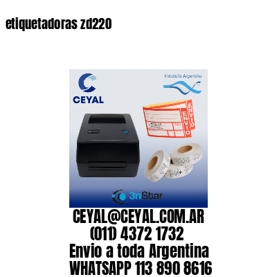 etiquetadoras zd220