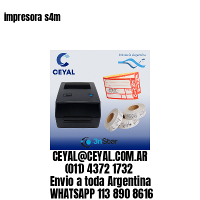 impresora s4m
