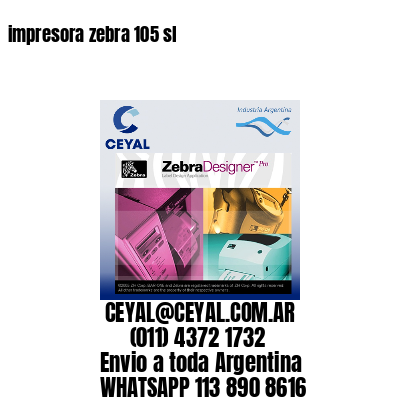 impresora zebra 105 sl