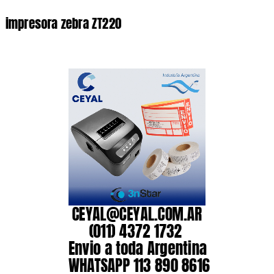 impresora zebra ZT220
