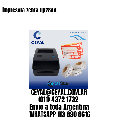 impresora zebra tlp2844