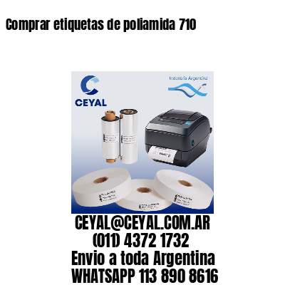 Comprar etiquetas de poliamida 710