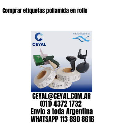 Comprar etiquetas poliamida en rollo