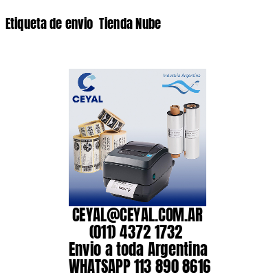 Etiqueta de envio  Tienda Nube