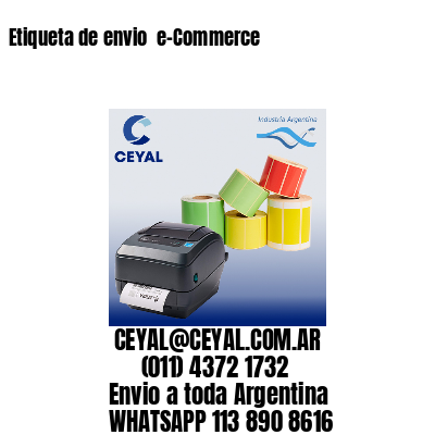 Etiqueta de envio  e-Commerce