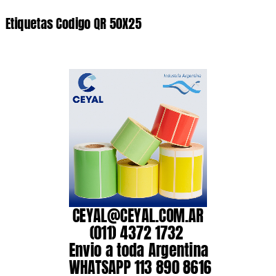 Etiquetas Codigo QR 50X25