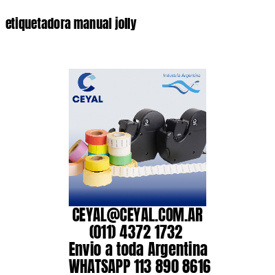 etiquetadora manual jolly