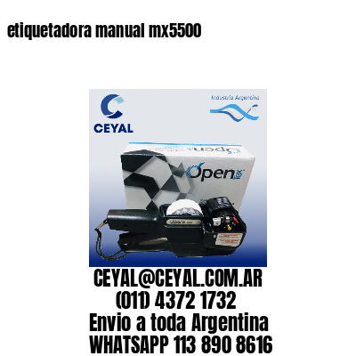 etiquetadora manual mx5500