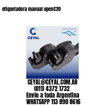 etiquetadora manual openC20