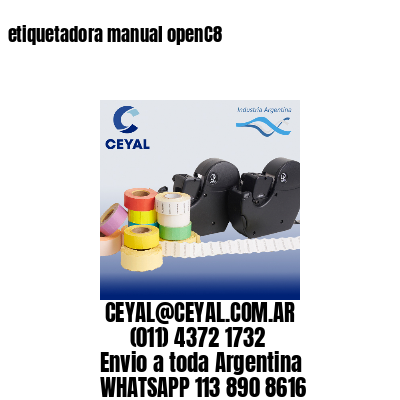 etiquetadora manual openC8