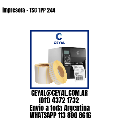 impresora – TSC TPP 244