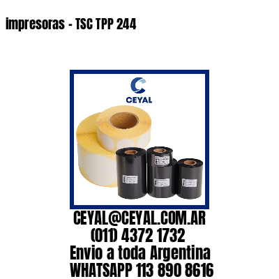 impresoras – TSC TPP 244