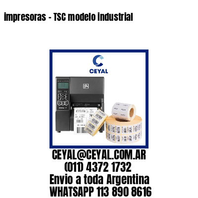 impresoras – TSC modelo industrial