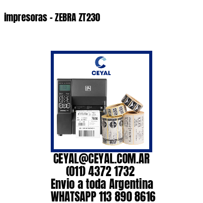 impresoras – ZEBRA ZT230