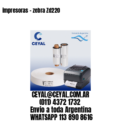 impresoras – zebra Zd220
