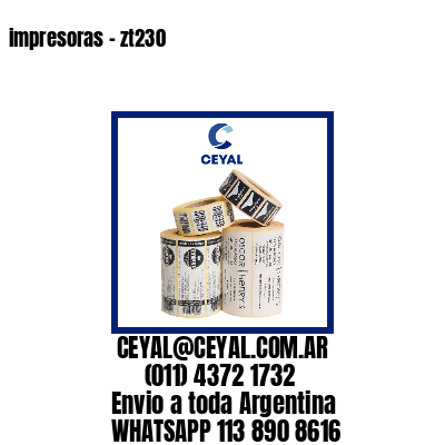 impresoras – zt230