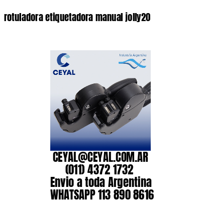 rotuladora etiquetadora manual jolly20