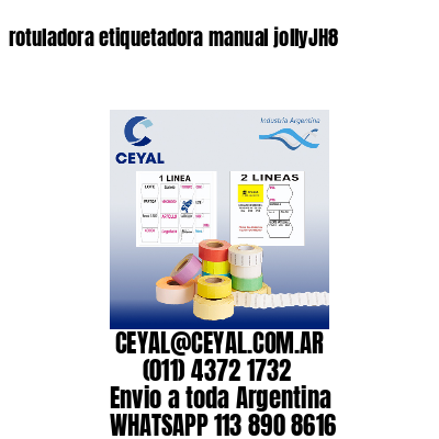 rotuladora etiquetadora manual jollyJH8