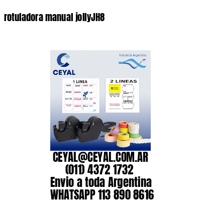 rotuladora manual jollyJH8