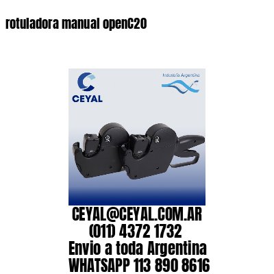 rotuladora manual openC20