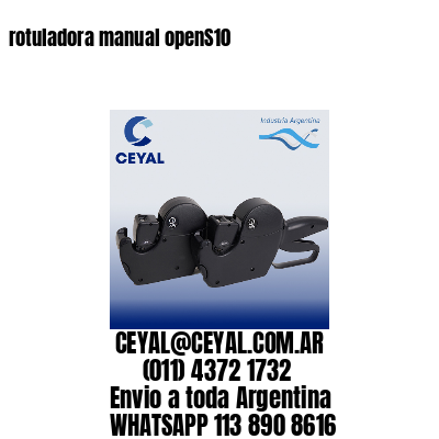 rotuladora manual openS10