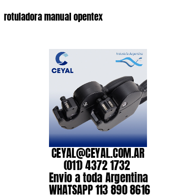 rotuladora manual opentex