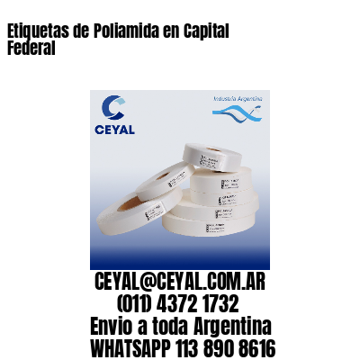 Etiquetas de Poliamida en Capital Federal