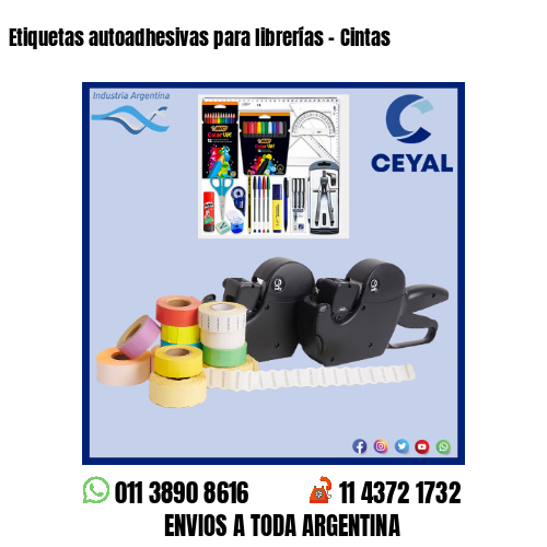 Etiquetas autoadhesivas para librerías – Cintas
