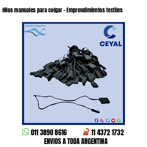 Hilos manuales para colgar – Emprendimientos textiles