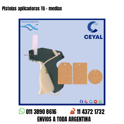 Pistolas aplicadoras TG – medias