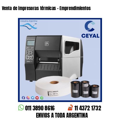 Venta de impresoras térmicas – Emprendimientos