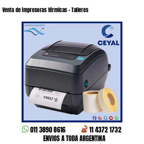 Venta de impresoras térmicas – Talleres