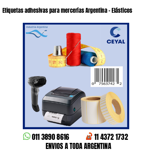 Etiquetas adhesivas para mercerías Argentina – Elásticos