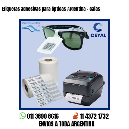 Etiquetas adhesivas para ópticas Argentina – cajas