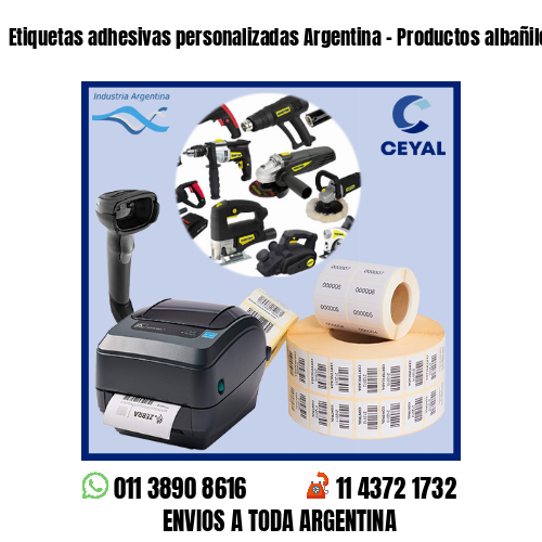 Etiquetas adhesivas personalizadas Argentina – Productos albañilería