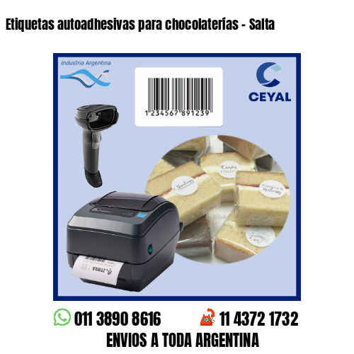 Etiquetas autoadhesivas para chocolaterías – Salta