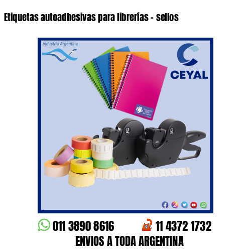 Etiquetas autoadhesivas para librerías – sellos