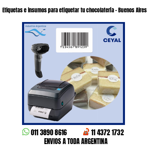 Etiquetas e insumos para etiquetar tu chocolatería – Buenos Aires