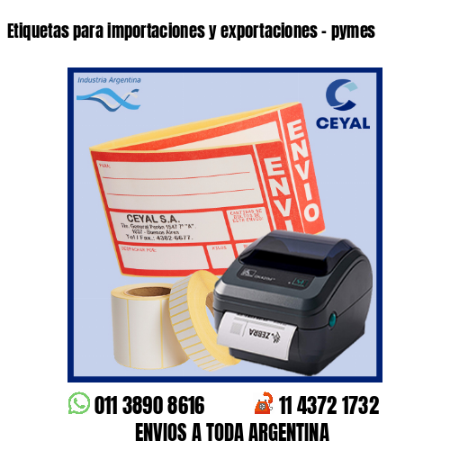 Etiquetas para importaciones y exportaciones – pymes
