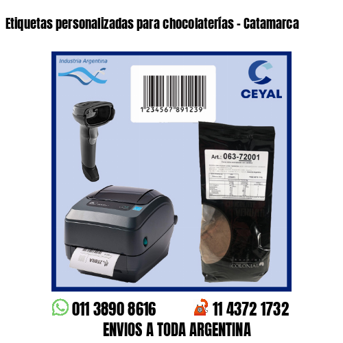 Etiquetas personalizadas para chocolaterías – Catamarca