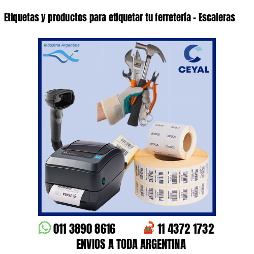 Etiquetas y productos para etiquetar tu ferretería – Escaleras