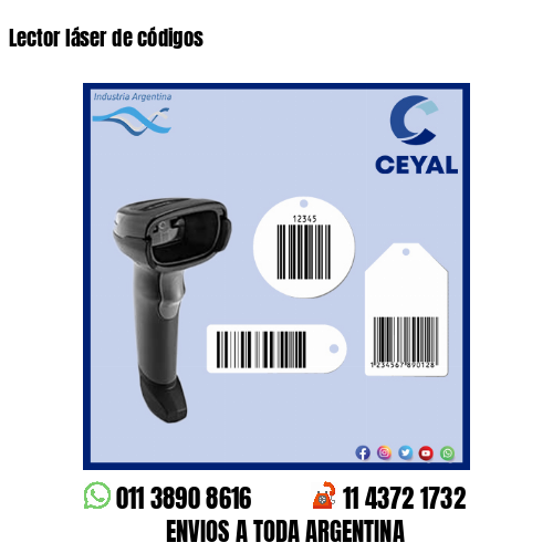 Lector láser de códigos