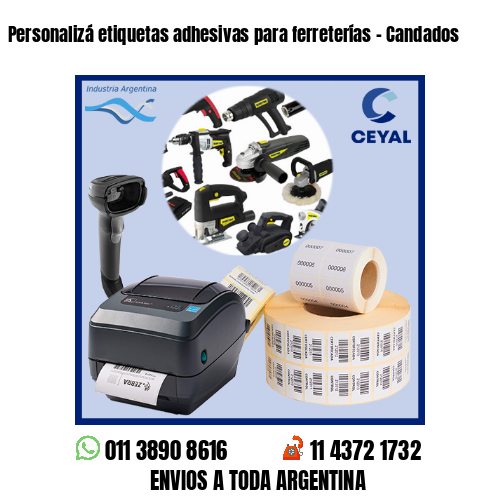 Personalizá etiquetas adhesivas para ferreterías – Candados