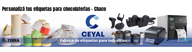 Personalizá tus etiquetas para chocolaterías - Chaco