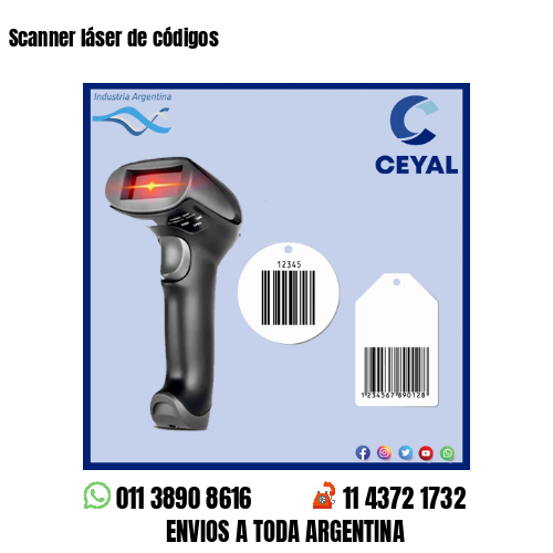 Scanner láser de códigos