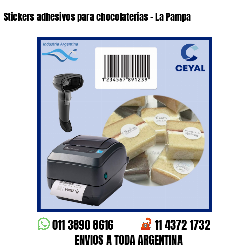 Stickers adhesivos para chocolaterías – La Pampa