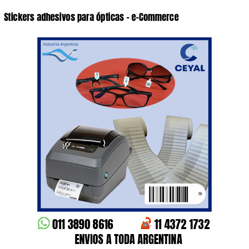 Stickers adhesivos para ópticas – e-Commerce