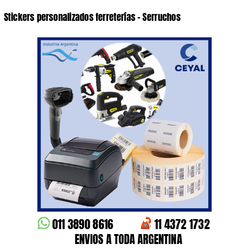 Stickers personalizados ferreterías – Serruchos